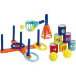 Jeu dadresse - ecoiffier - pack 3 sports - chamboule tout jeu de croix lance - balles Jeu dadresse - ecoiffier - pack 3 sports - chamboule tout jeu de croix lance - balles