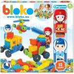 Jeu d?assemblage ? bloko ? coffret de 50 bloko et 2 figurines policier & pompier ? d�s 12 mois ? fabriqu� ...