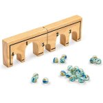 Jeu de billes et cible en bois massif cayro - pour enfant de 3 ans et plus - modle 513