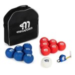 Jeu de boccia megaform soft - rouge / bleu - 9 cm