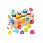 Jeux en bois 1 2 3 4 ans cube de tri de formes couleur bloc tri sensoriel jouets � empiler et tri cube ...
