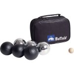 Jeu de boules en m�tal peint par poudrage (6 pi�ces)
