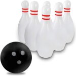 Jeu de bowling gonflable - findpitaya - pour enfants - balle de 14 pouces et six quilles de 22 pouces ...