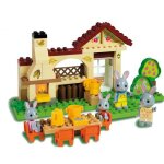 Jeu de briques - imagin - maison dt de la famille lapin - 70 pices - lego duplo