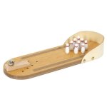 Jeu de bureau bowling 30cm marron Jeu de bureau bowling 30cm marron