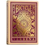 Jeu de cartes - bicycle - bicycle verbena - 54 cartes - finition air cushion - design floral dor