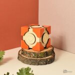Jeu de casse - tte en bois coffret damour - cadeau maestro - orange et beige - niveau expert