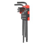 Jeu de cls mles coudes 6 pans en tui - facom - 83sh. jp7 - noir - mtal