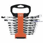 Jeu de cles mixtes a cliquet avec tte articule. . .