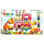 Jeu de construction bloko - la caserne pompiers - 100 bloko - 2 figurines 3d - enfant - multicolore - ... Jeu de construction bloko - la caserne pompiers - 100 bloko - 2 figurines 3d - enfant - multicolore - ...