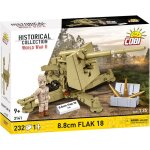 Jeu de construction - cobi - 8. 8cm flak 18 - beige - 8. 8 cm - 026 kg