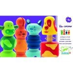 Jeu de construction - djeco - vis - animo - bois - enfant - multicolore - rouge - 18 mois - mixte