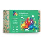 Connetix construction carreaux magnetiques arc - en - ciel pack g�om�trie 30 pi�ces
