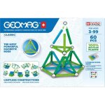 Jeux de construction magntique - geomag - ecofriendly 60 pcs color - multicolore - blanc - mixte