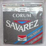 Jeu de cordes guitare classique - savarez - alliance rouge - corum bleu - tension normale et forte