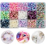 Jeu de creation bijouxabs figurine fantaisie perles dimitation double dispersion perles perles diy bracelet ...