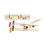 Jeu de croquet en bois egmont toys - 77 x 15 x 8 cm - pour enfants  partir de 5 ans - multicolore