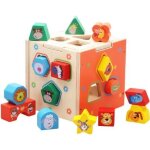 Jeu cube dactivit en bois forme sorter preschool jouet ducatif couleur reconnaissance intelligence ...