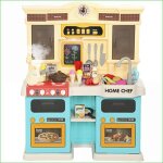 Jeux de cuisine pour enfants - cuisinette interactive avec eau fluide 85 pi�ces lumi�re / son - multicolore ...