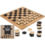 Jeu de dames en bois - magnetic land - grand modle - jeu de plateau - intrieur - mixte