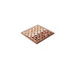Jeu de dames - marque non spcifie - 40 cm - damier en bois - 40 pions en bois - pour 2 joueurs