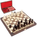 Jeu déchecs en bois - amazinggirl - echecs jeu echec echiquier - adulte - extérieur Jeu déchecs en bois - amazinggirl - echecs jeu echec echiquier - adulte - extérieur