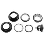 Jeu de direction v bike en aluminium noir - 1 - 1 / 8 - pour vélo a - head avec roulement à billes Jeu de direction v bike en aluminium noir - 1 - 1 / 8 - pour vélo a - head avec roulement à billes