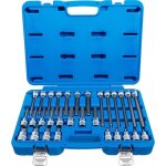 Jeu de douilles 1 / 2 a embouts 6 pans males - 30 pieces