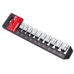 Coffret de 10 douilles 3 / 8 : 9 / 10 / 11 / 12 / 13 / 14 / 15 / 16 / 17 / 19 mm finition mat - autobest ...