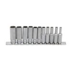Jeu de douilles douze pans profondes 63 mm (1 / 4) 11 pices