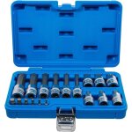 Jeu de douilles � embouts - bgs - 63 mm (1 / 4) et 125 mm (1 / 2) - acier chrome - vanadium - coffret ...