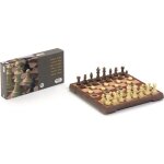 Jeu d�checs et de dames magn�tique - cayro - plateau 24x24 - 2 sets de jeu - pour enfant et voyage