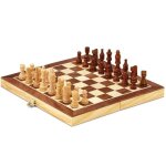 Jeu déchecs pliable - cayro - bois - 601 - pour enfants Jeu déchecs pliable - cayro - bois - 601 - pour enfants