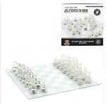 Jeu d echecs en verre 25x25cm