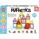 Jeu �ducatif - educa magnetics - construction 3d magn�tique avec 26 pi�ces pour stimuler la cr�ativit� ...