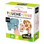 Jeu �ducatif - headu - fr59339 - animaux premiers encastrements - bois - mixte - 24 mois et plus