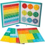 Jeu éducatif - livre de fractions magnétiques - multicolore - a partir de 6 ans - intérieur - mixte Jeu éducatif - livre de fractions magnétiques - multicolore - a partir de 6 ans - intérieur - mixte