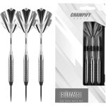 Jeu de fl�chettes en laiton avec baril de 23 g et pointe en acier 3 fl�chettes avec 6 tiges et ailettes ...