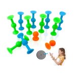 Jeu de flchettes ventouse - sucker toys - 18pcs - antistress - jeux interactifs