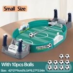 Jeu de football de table pour enfants avec 10 mini - football jouet de table de football pour deux foot ...