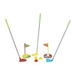 Set de 3 clubs de golf - wdk - idecorum - noir - enfant - mixte
