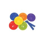 Jeux de jonglage 6 plaques tournantes et 12 btons jeu de jonglerie pour le cirque jouet dquilibre accessoire ...