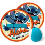 Jeu de lance - attrape balle - disney - stitch - 2 raquettes scratch