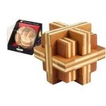 Jeu de logique - gigamic - casse tete bambou croix - difficult� 5 / 5 - pour enfant de 8 ans et plus