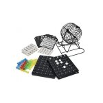 Jeu loto bingo complet : sphere metal 75 boules plateau tirage cartons pions - traditionnel classique ...
