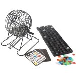 Jeu de loto - sphere metal bingo 75 boules - pour enfants de 7 ans et plus - intrieur - 2 joueurs ou ...