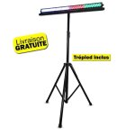 Barre lumineuse � led - disco pro - disco pro led bar rvb - 252 leds - dmx - tr�pied r�glable