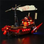 Jeu de lumi�res compatible avec lego le qg des ninjas (destinys bounty) - kit d�clairage led pour ninjago ...