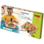 Jeu de marteau et clous - haba - formes à clouer - set de 100 pièces - pour enfant à partir de 3 ans Jeu de marteau et clous - haba - formes à clouer - set de 100 pièces - pour enfant à partir de 3 ans