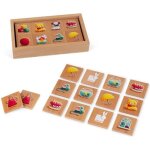 Jeu de mémoire 1ers mots en bois janod pour enfant dès 2 ans Jeu de mémoire 1ers mots en bois janod pour enfant dès 2 ans